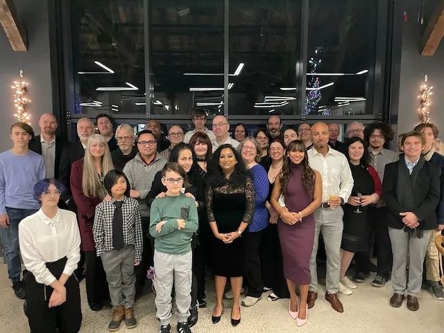 Our EDI crew in Toronto meeting up for their annual holiday party