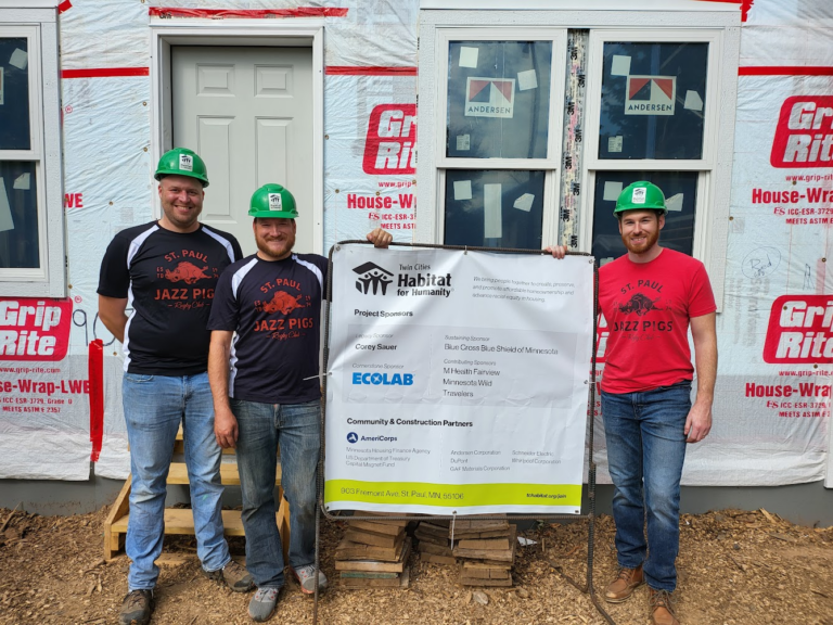 Crisp's Minneapolis crew using a service day to volunteer for Habitat for Humanity