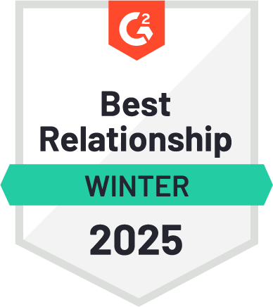 G2 "Best Relationship" Winter 2025