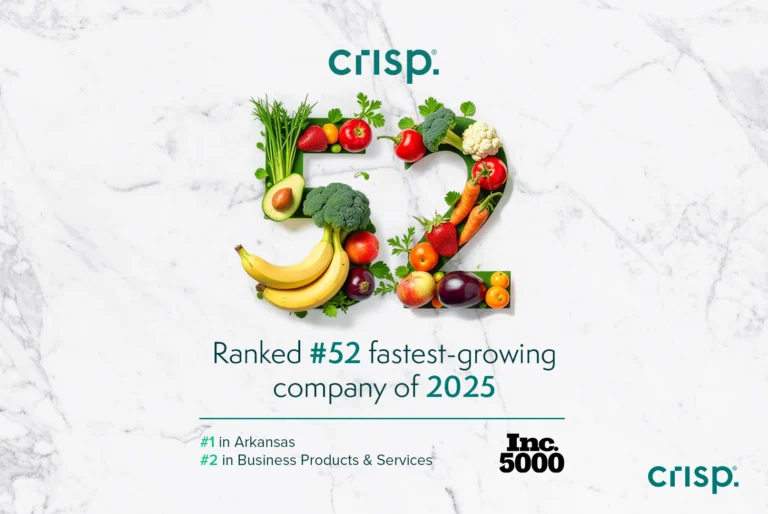 Crisp is number #52 on the 2025 Inc 5000 list