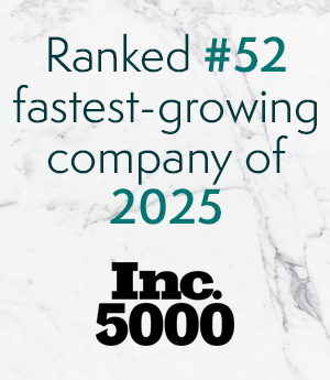 Crisp is number #52 on the 2025 Inc 5000 list