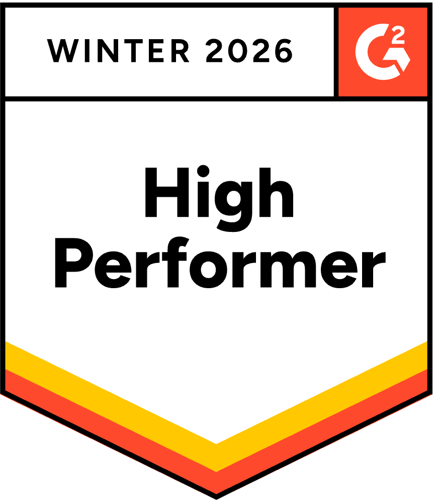 Crisp G2 Winter 2026 - EDI High Performer Badge