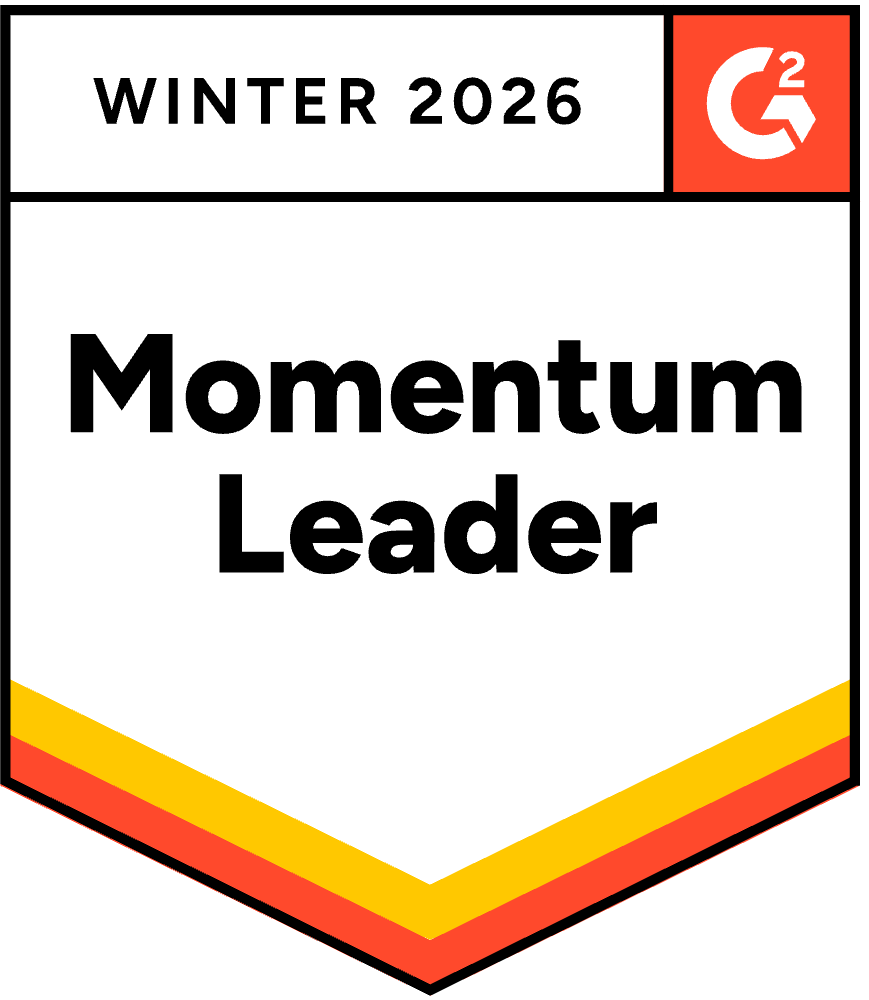 Crisp G2 Winter 2026 - EDI Momentum Leader Badge