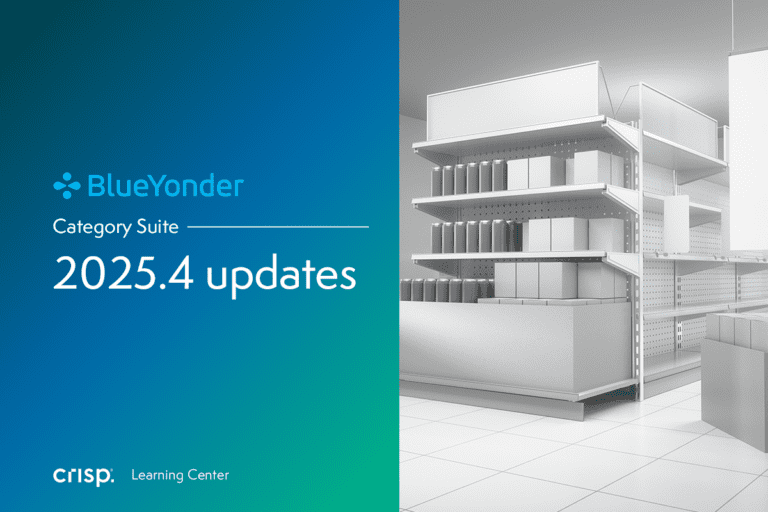 Blue Yonder Category Management suite 2025.4